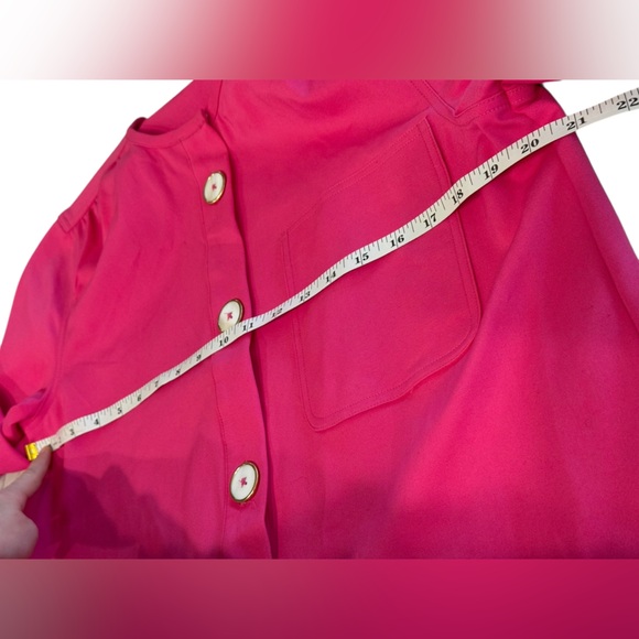 Tuckernuck Pink Blake Mini A Line Button Down Feminine Barbie Shirt Dress Small - Picture 9 of 14